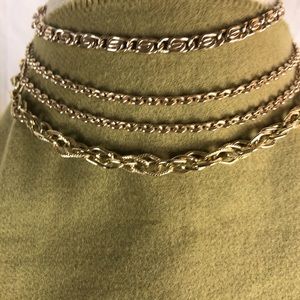 Lovely “Cora”- stamped vintage heavy Necklace